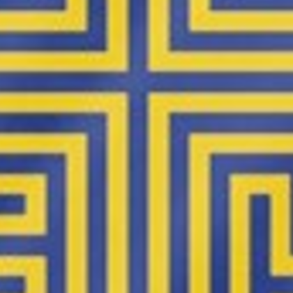Square Kufic pattern tile