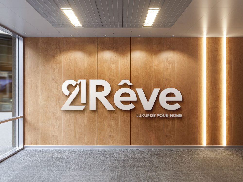 Interior wall logo